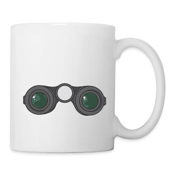 Vögel gut mit anderen teilen Vogelbeobachtung - Tasse - Weiß - Rechts