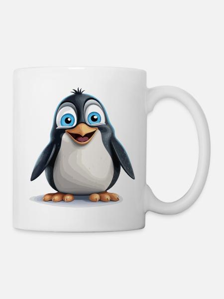 the radiant penguin - Mug - white