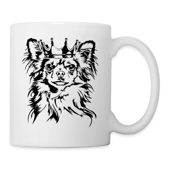 Longhair Chihuahua Crown Dog Dogs Wilsigns - Mug - white - Right