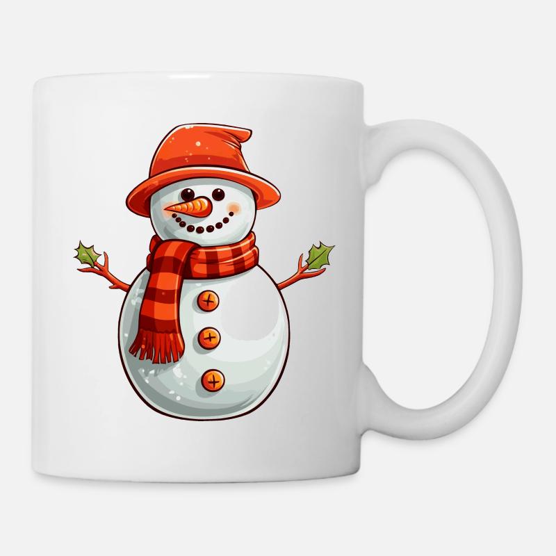 Schneemann - Tasse - Weiß