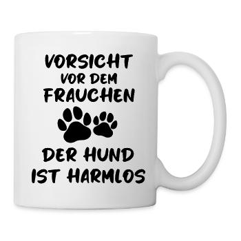 Lustiger Hunde Spruch Hundeliebhaber Haustier - Tasse - Weiß - Rechts
