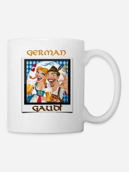 GERMAN GAUDI - Tasse - Weiß