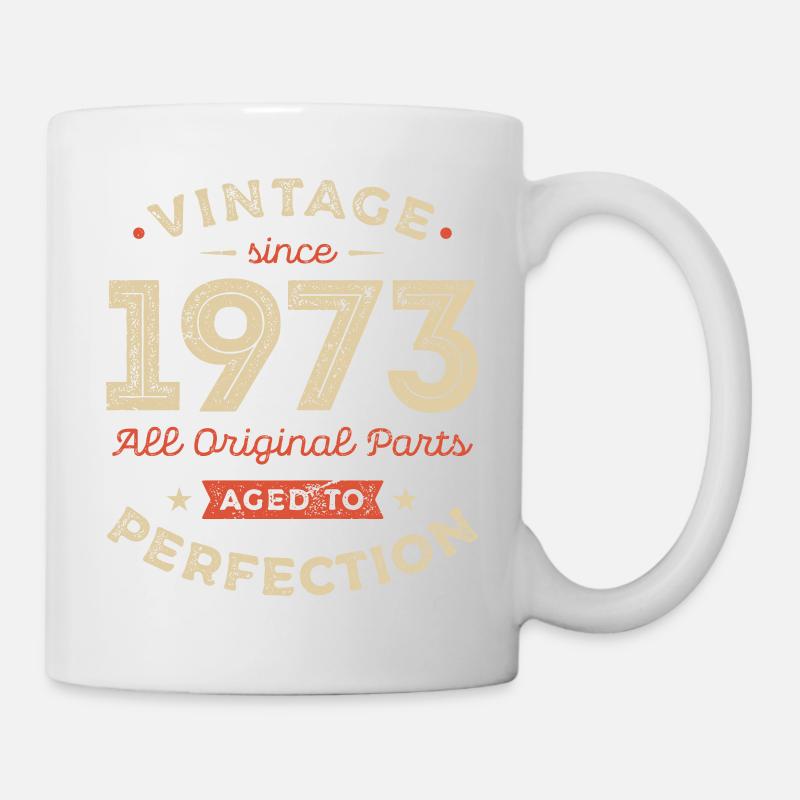 Vintage 1973 All Original Parts - Tasse - Weiß