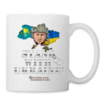 Ukraine Kazakhstan - Mug - white - Right
