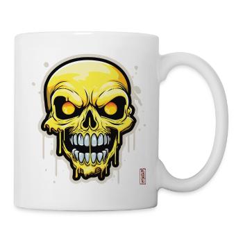 Cheesy Skull - Mug - white - Right