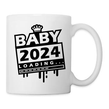 Baby 2024 Loading - Tasse - Weiß - Rechts