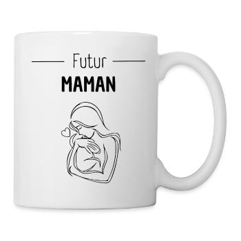 FUTUR MAMAN - Mug blanc - blanc - Droite