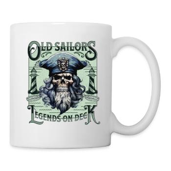 Sailor Skull Skull Captain Ahoy Ship - Mug - white - Right