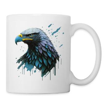 Libérez la Majesté : l’aigle - Mug blanc - blanc - Droite