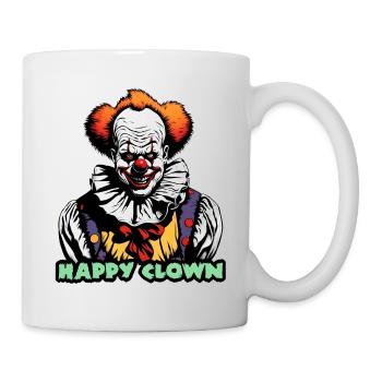 Clown d’horreur / Cirque / Drôle / Spectacle / Halloween - Mug blanc - blanc - Droite