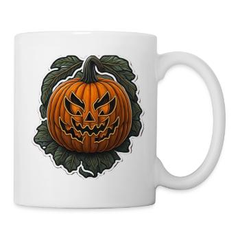 Citrouille - Mug blanc - blanc - Droite