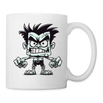 Ikonisches Monster: Die pure Monster-Eleganz! - Tasse - Weiß - Rechts
