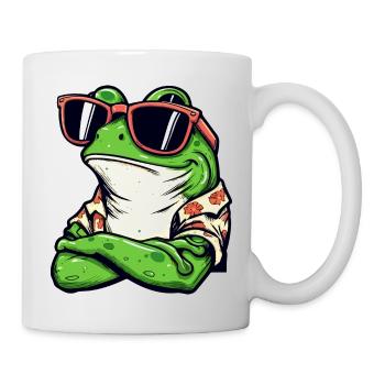 Grenouille fraîche - Mug blanc - blanc - Droite