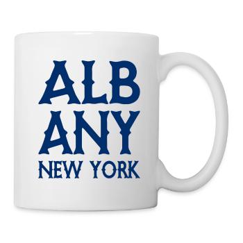 Albany - New York - États-Unis d’Amérique - États-Unis - Mug blanc - blanc - Droite