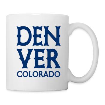 Denver - Colorado - United States of America - USA - Mug - white - Right