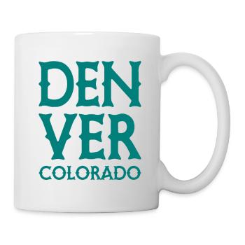 Denver - Colorado - États-Unis d’Amérique - États-Unis - Mug blanc - blanc - Droite