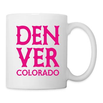 Denver - Colorado - États-Unis d’Amérique - États-Unis - Mug blanc - blanc - Droite