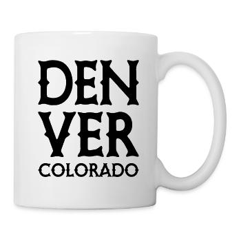 Denver - Colorado - États-Unis d’Amérique - États-Unis - Mug blanc - blanc - Droite