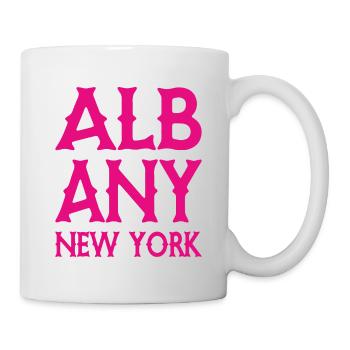 Albany - New York - United States of America - USA - Tasse - Weiß - Rechts