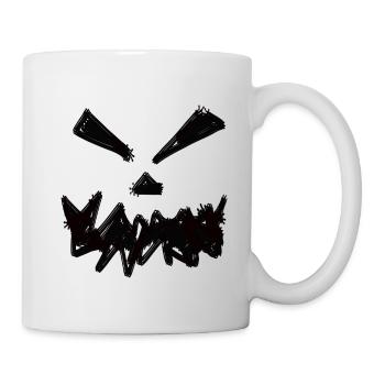 Halloween, Citrouille, Visage, Dessin - Mug blanc - blanc - Droite