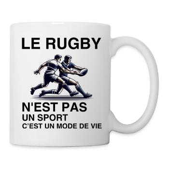 Rugby Sport - Mug blanc - blanc - Droite