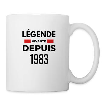 Légende vivante depuis 1983 - Mug blanc - blanc - Droite