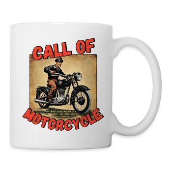Motards nostalgiques - Mug blanc - blanc - Droite