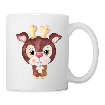 Rudolph das Rentier - Tasse - Weiß - Rechts