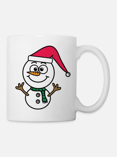 Schneemann - Tasse - Weiß
