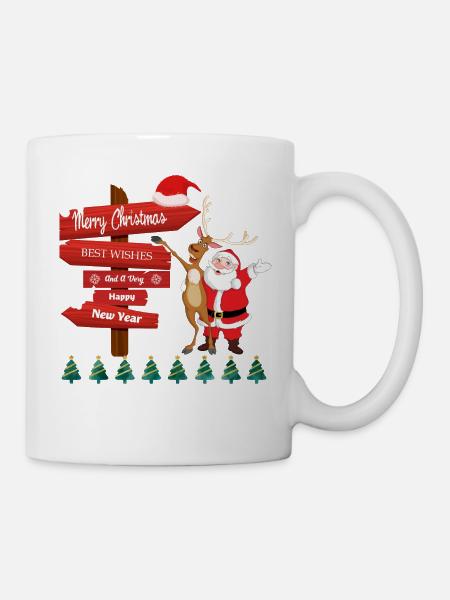 Joyeux Noël Père Noël - Mug blanc - blanc