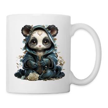 Pandafee die mystische, orientalische Panda-Bärin - Tasse - Weiß - Rechts