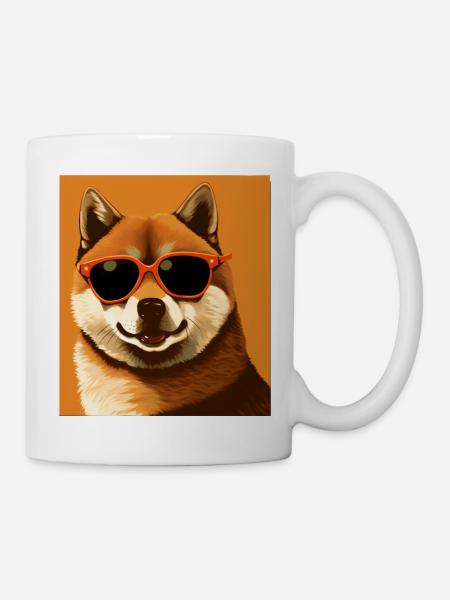 Akita Inu Cool - Akita Inu Chien - Mug blanc - blanc