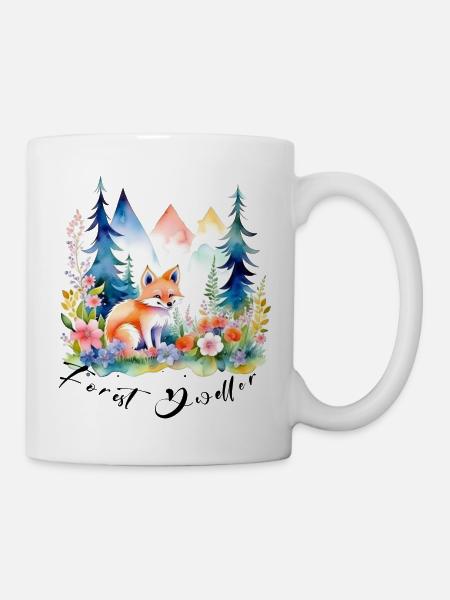 Niedlicher Wald Fuchs - Tasse - Weiß