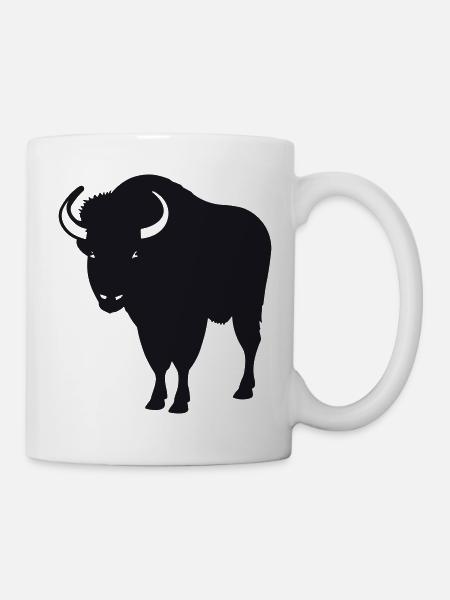 Büffel - Tasse - Weiß