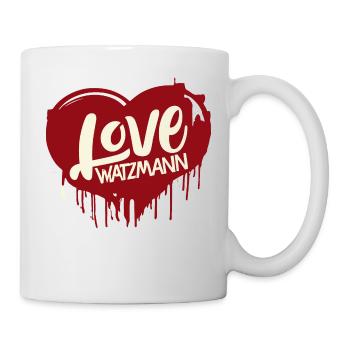 Watzmann Heart, Love, Harmony, Feelings of Home - Mug - white - Right