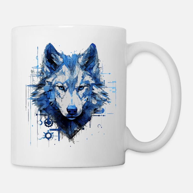 Wolf T-Shirt Wolves Wolf Pack Animal Lover - Mug - white