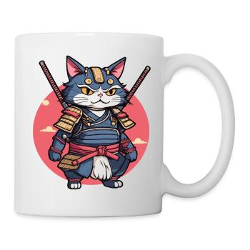 Samurai Cat #2 - Mug - white - Right