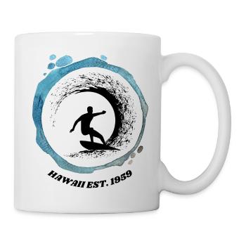 Hawaï est. 1959 - Mug blanc - blanc - Droite