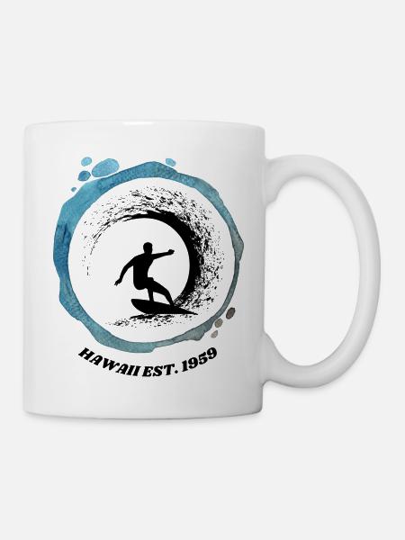 Hawaii est. 1959 - Tasse - Weiß