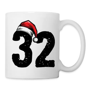 32 Numéro Noël - Mug blanc - blanc - Droite