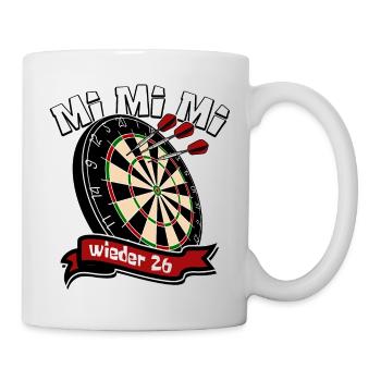 Dart 26 Ich höre immer nur Mimimi - Spruch - Tasse - Weiß - Rechts