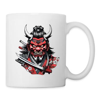 Samurai Warrior - Japan - Demon - Mug - white - Right