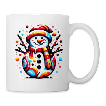 Funky Snowman - Tasse - Weiß - Rechts