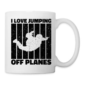 Parachutisme Passion Design. Cadeau d’adrénaline parfait - Mug blanc - blanc - Droite