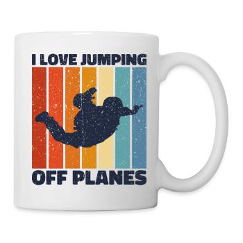 Parachutisme Passion Design. Cadeau d’adrénaline parfait - Mug blanc - blanc - Droite