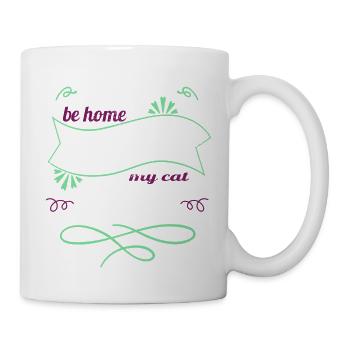 birthday present bday aww cat lover bow tie anti - Tasse - Weiß - Rechts