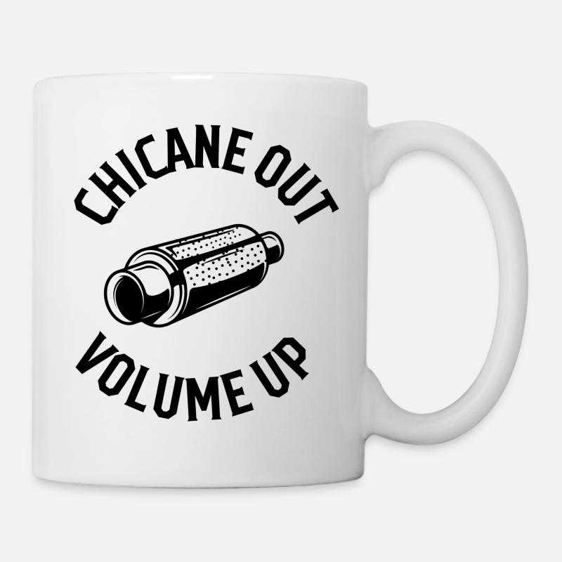 Chicane out volume up - Mug - white