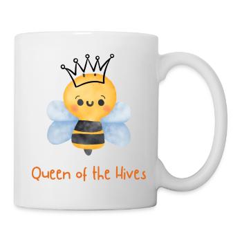 Reine des ruches - Mug blanc - blanc - Droite