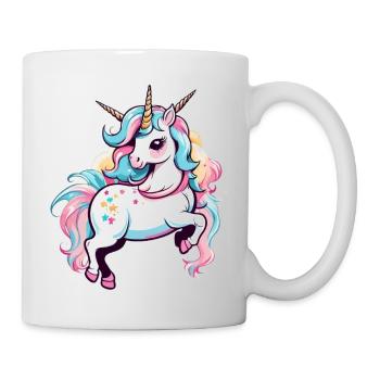 Licorne Einhorn Kawaii - Tasse - Weiß - Rechts
