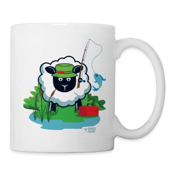 Ewe like Fishing? - Mug - white - Right